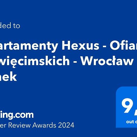 Apartamenty Hexus - Ofiar Oswiecimskich - Wroclaw Centrum Rynek מראה חיצוני תמונה