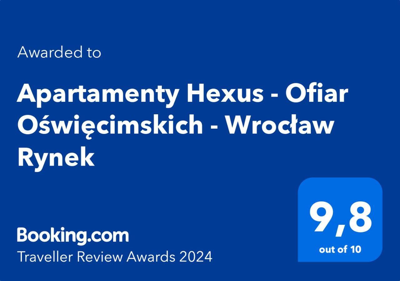 Apartamenty Hexus - Ofiar Oswiecimskich - Wroclaw Centrum Rynek מראה חיצוני תמונה